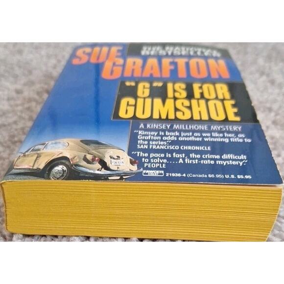 G Is for Gumshoe Sue Grafton Paperback GUC Vintage Mystery ISBN 0449219364 - Picture 6 of 6